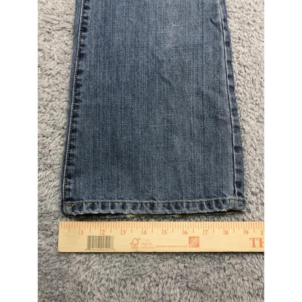 American Eagle Jeans Women's Size 6 (31x32) Artist Flare Leg Distressed Blue